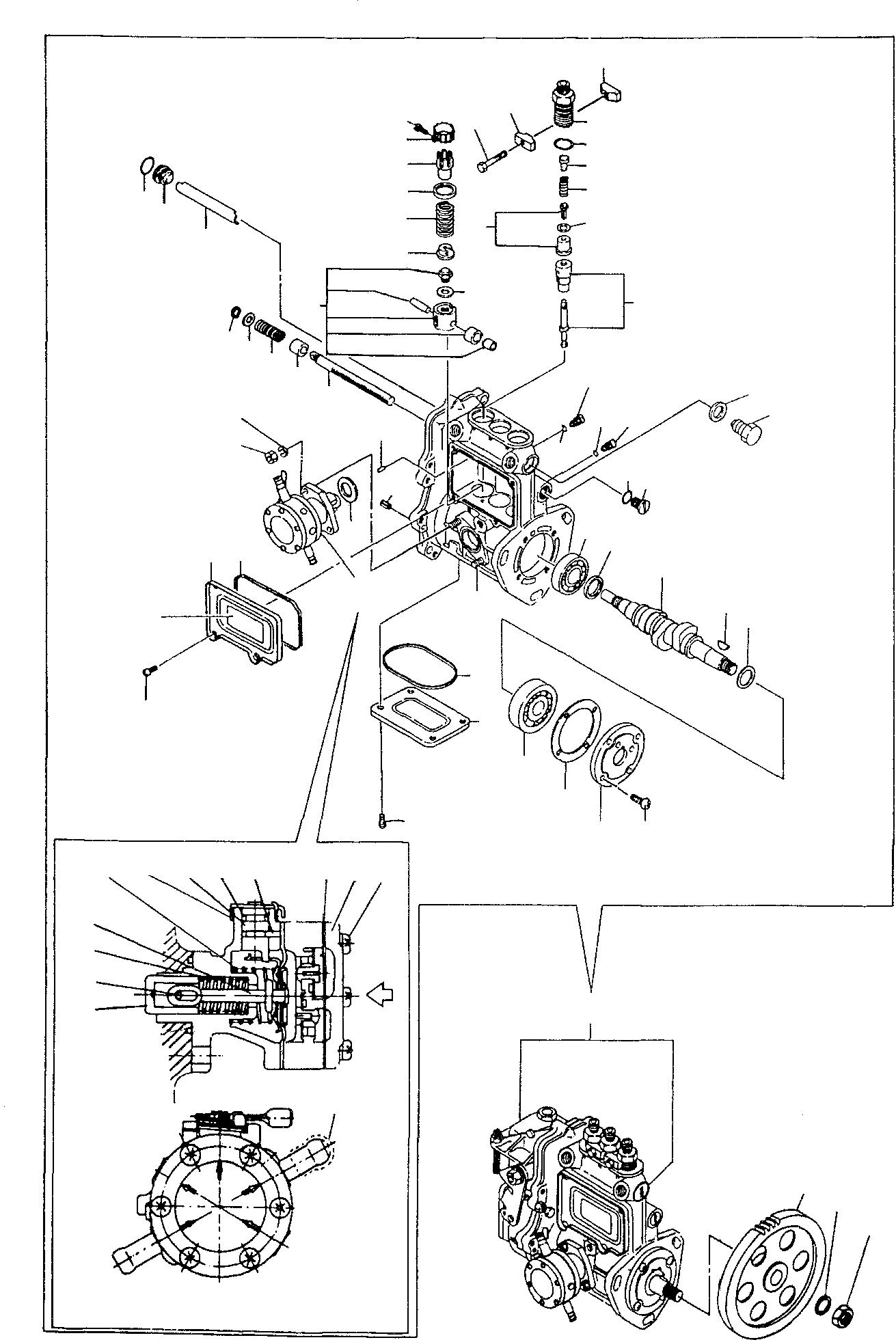 INJECTION PUMP YMR001015 KOMATSU