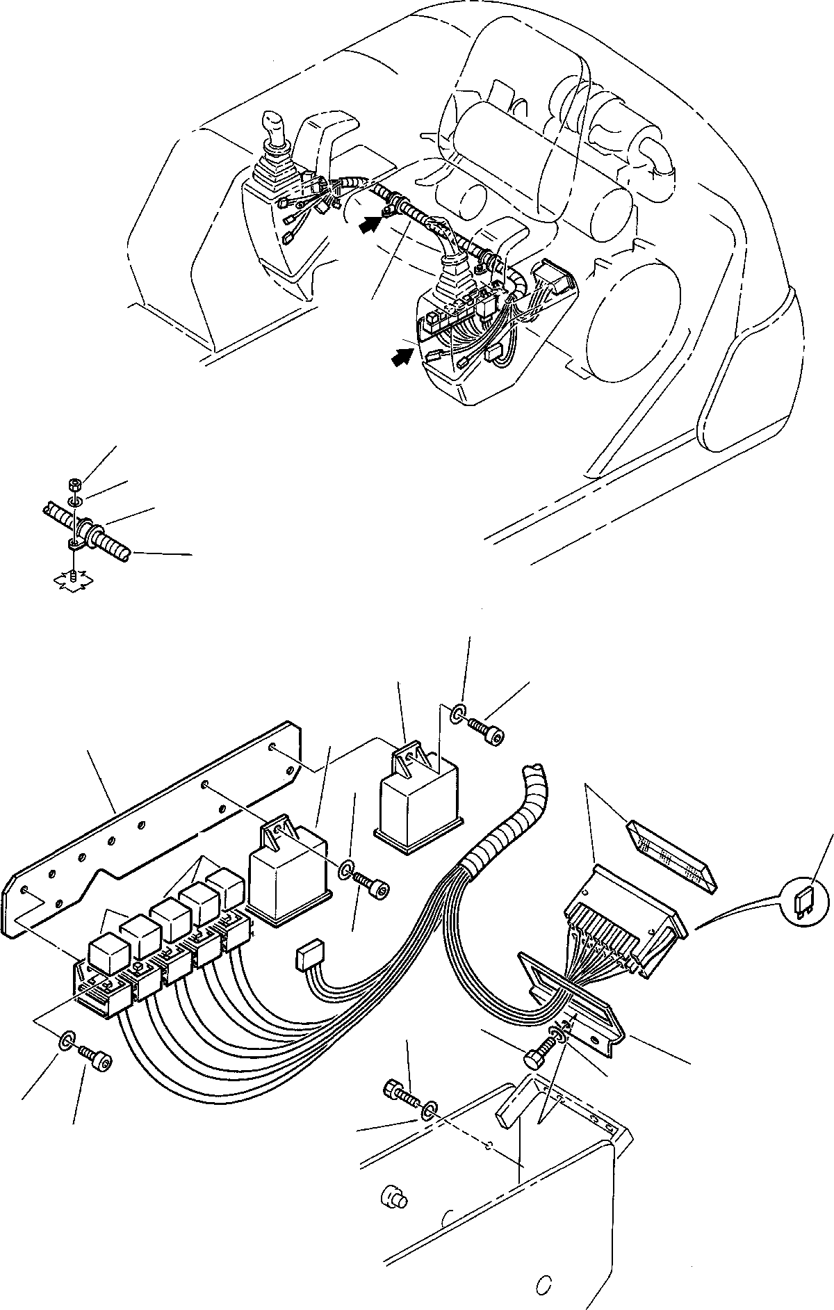 Жгут проводов 885270366 KOMATSU