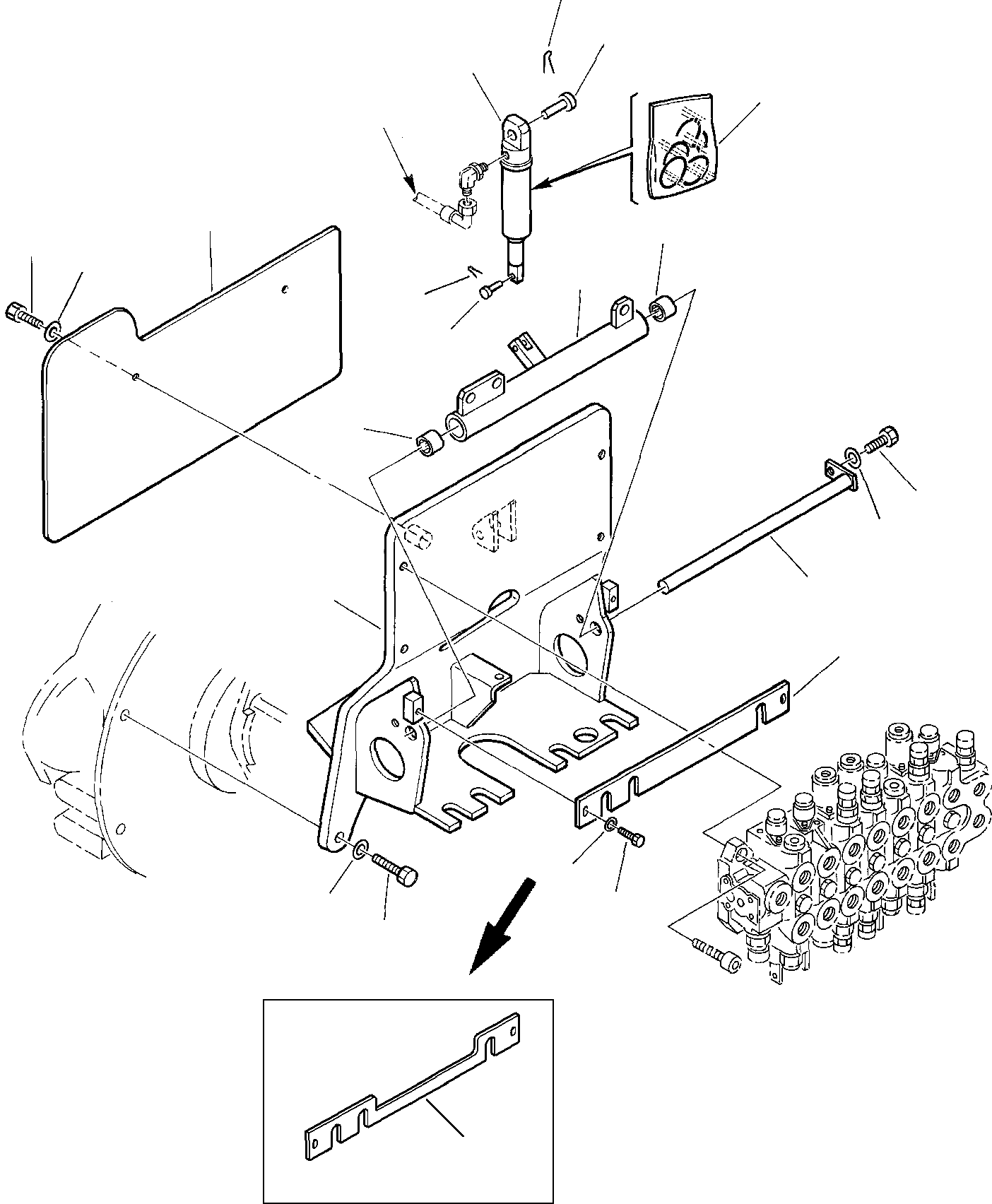 Пластина 3F1072608 KOMATSU
