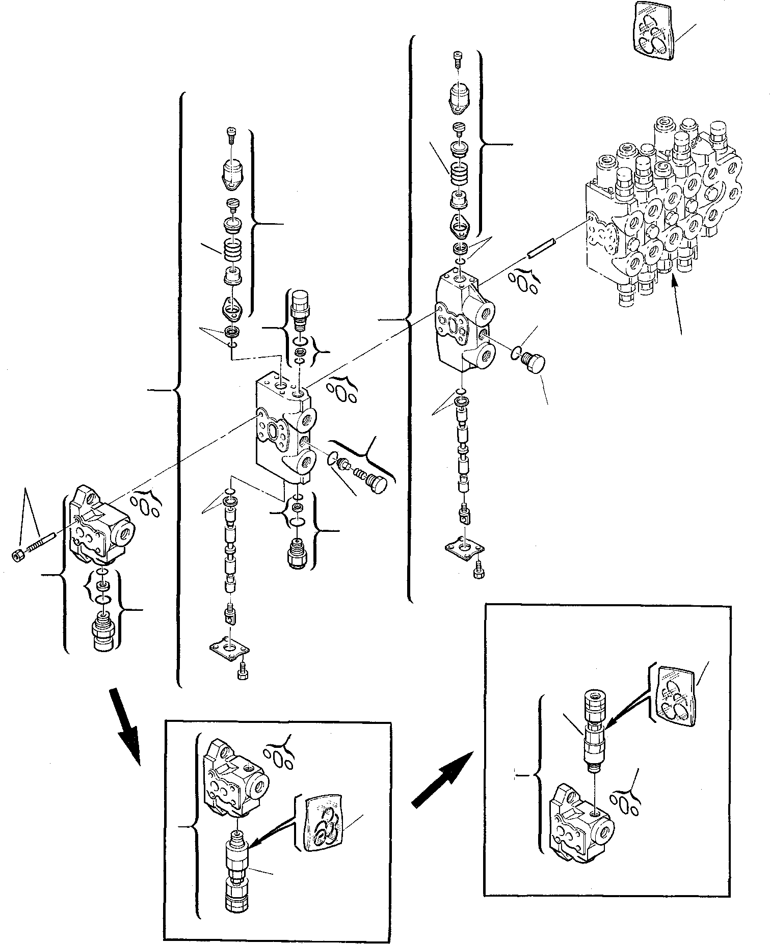 CONTROL VALVE, ASSY. 844020141 KOMATSU