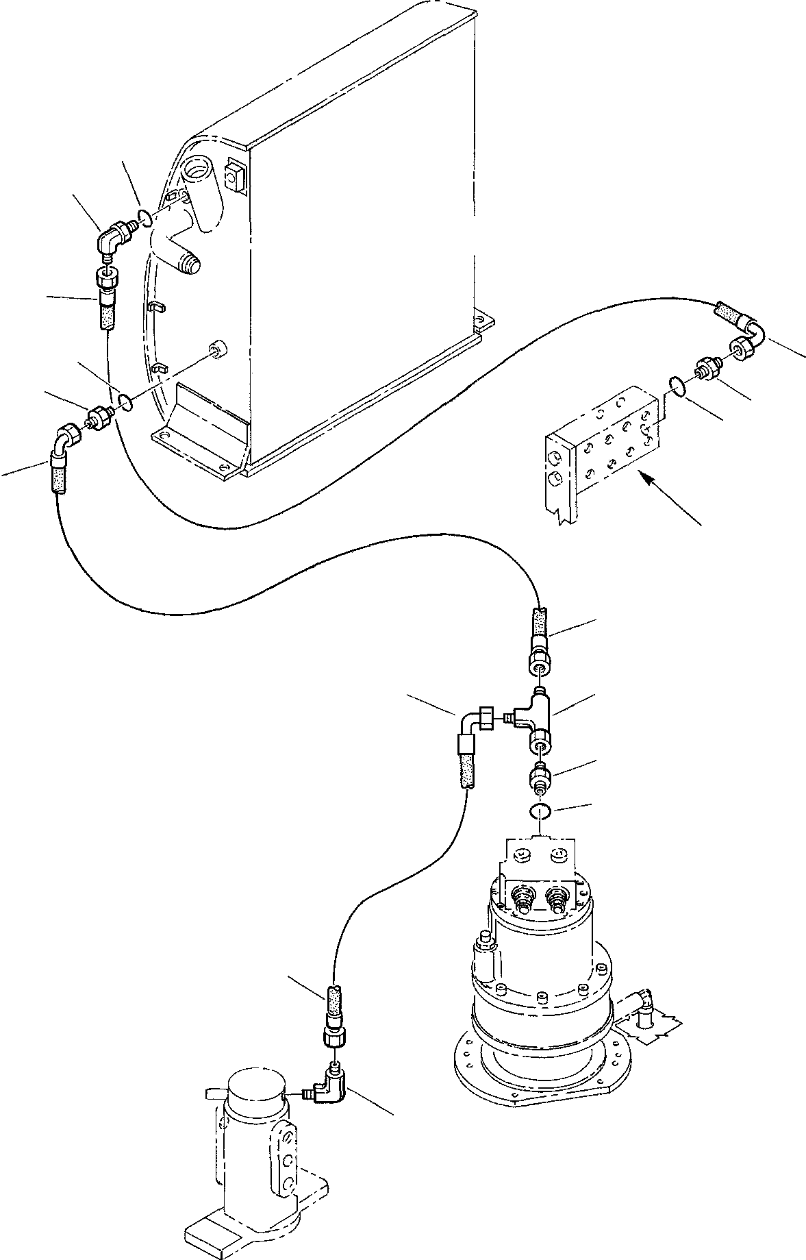 Соединительный штуцер 500355153 KOMATSU