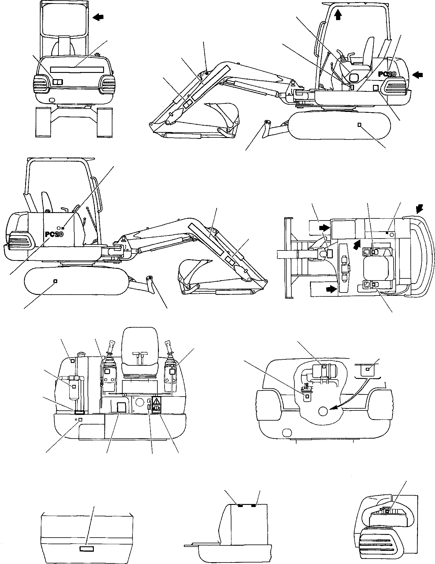 MARK PLATE KIT 816214307 KOMATSU