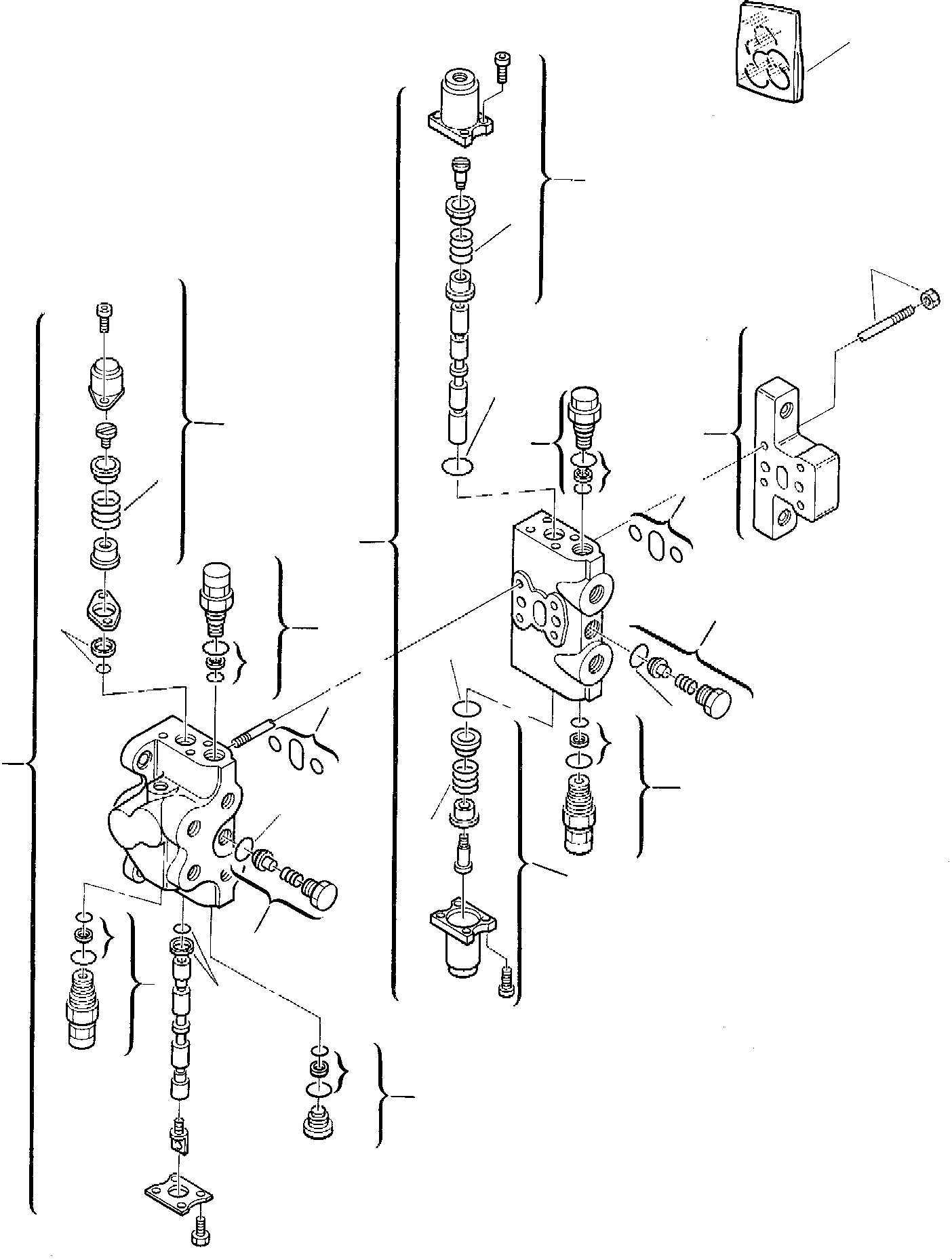CONTROL VALVE, ASSY. 844020162 KOMATSU