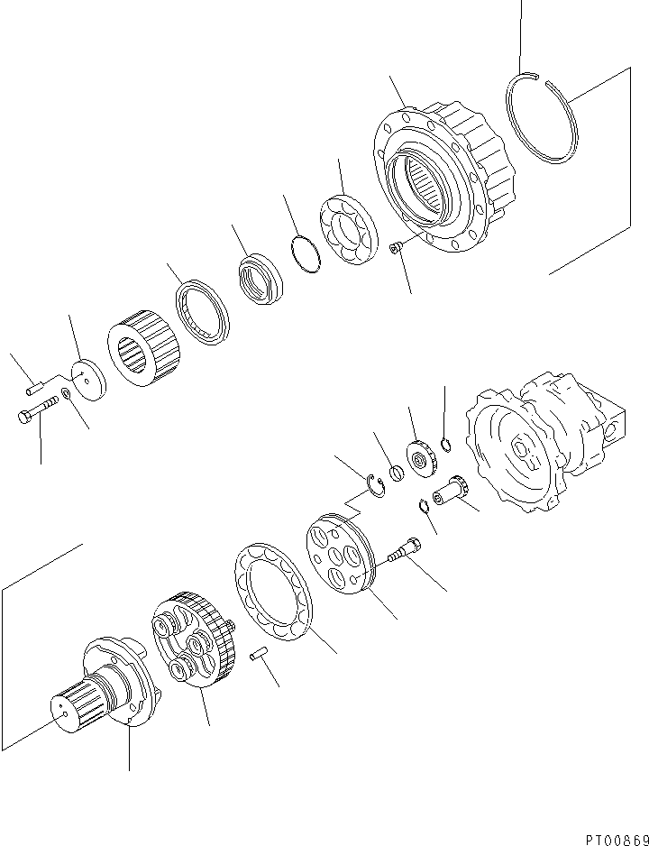 Стопорное кольцо 04064-01710 KOMATSU