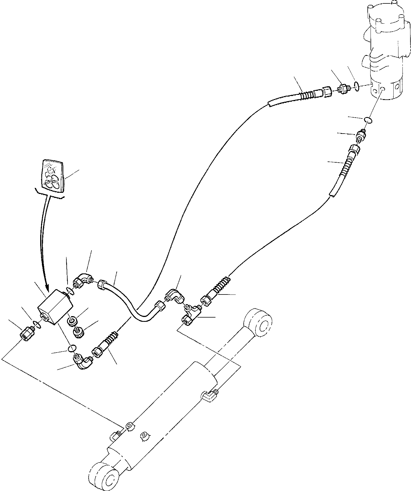 Шланг 392185014 KOMATSU
