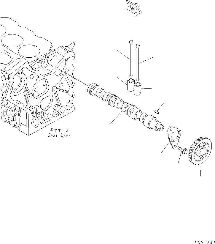 CAMSHAFT ASS'Y 451-160 KOMATSU