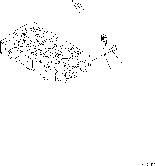 HOOK,REAR 452-832 KOMATSU