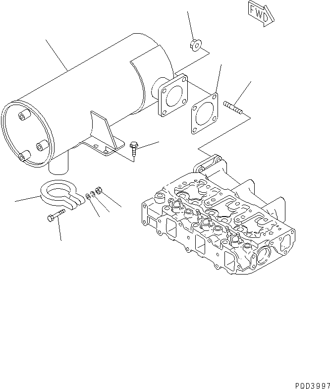 CLAMP ASS'Y 451-399 KOMATSU