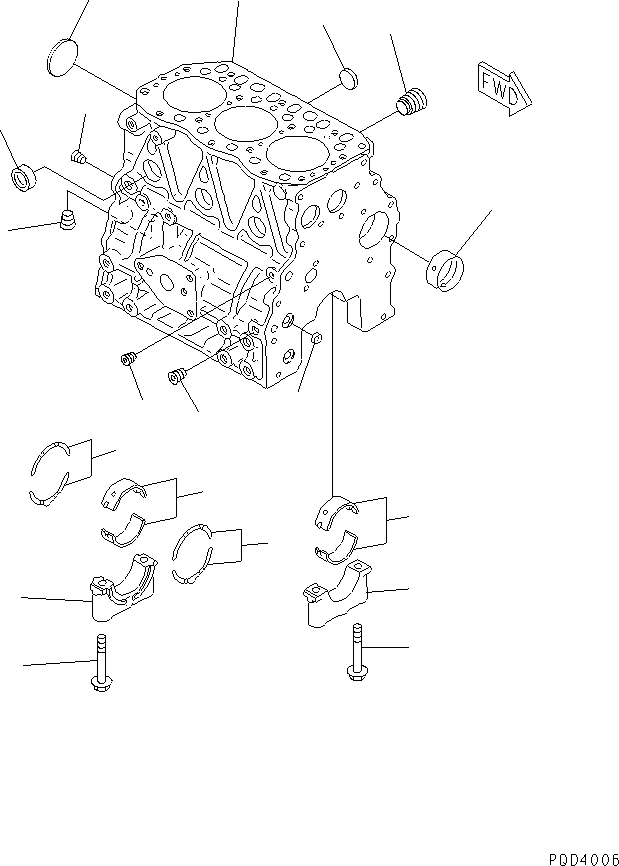 пробка 450-783 KOMATSU