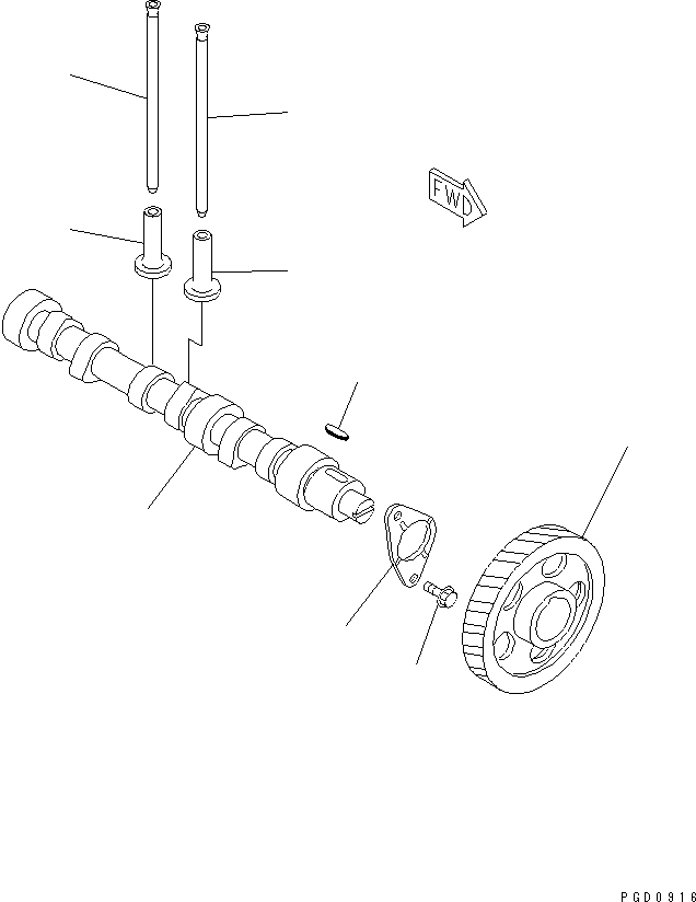 CAMSHAFT ASS'Y 459-779 KOMATSU