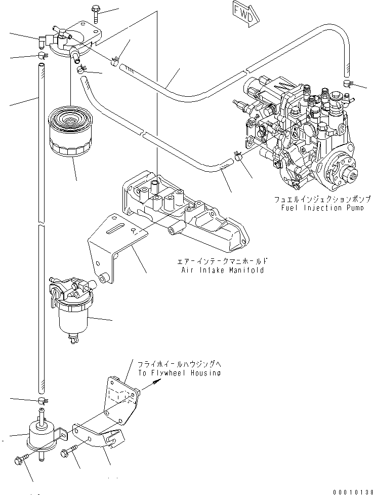 Шланг в сборе 457-960 KOMATSU