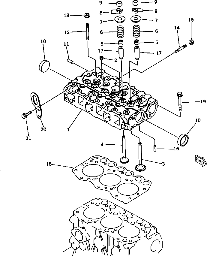 COTTER,VALVE YM114250-11190 KOMATSU