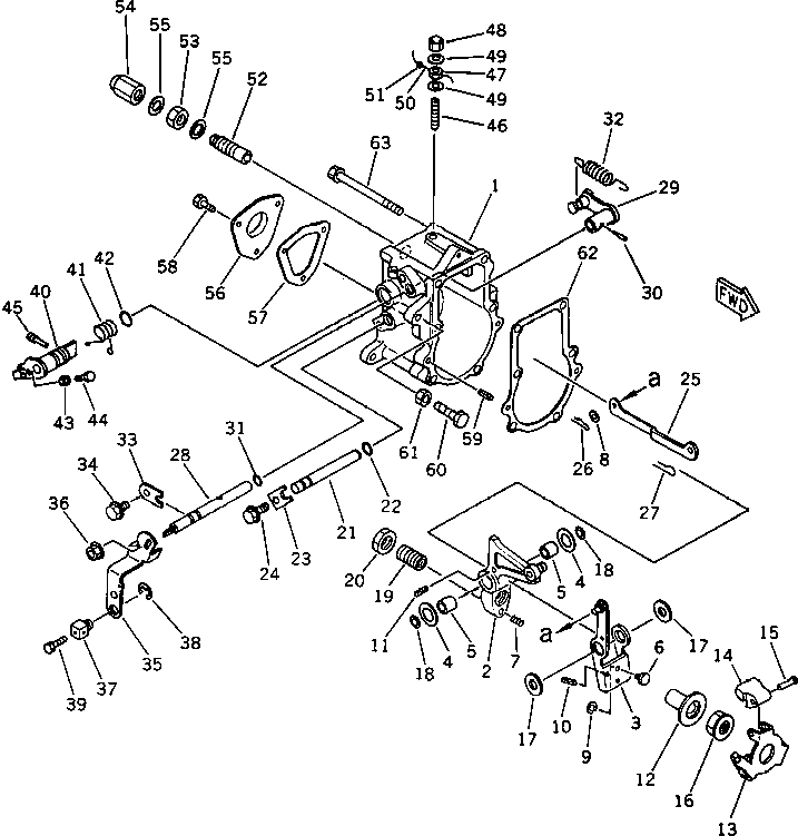 HANDLE,STOP YM119248-66510 KOMATSU