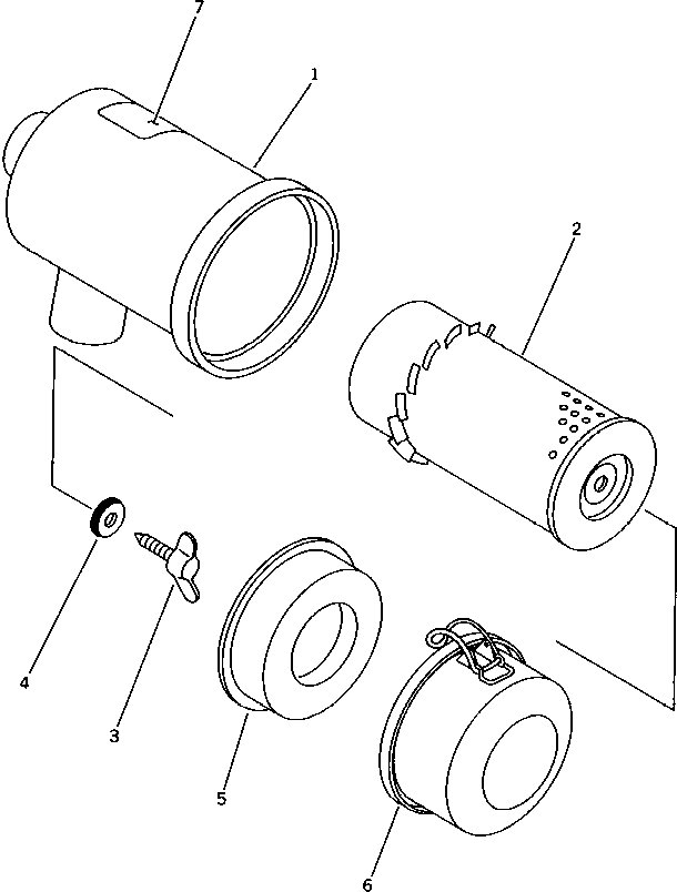 Корпус YM124970-12640 KOMATSU