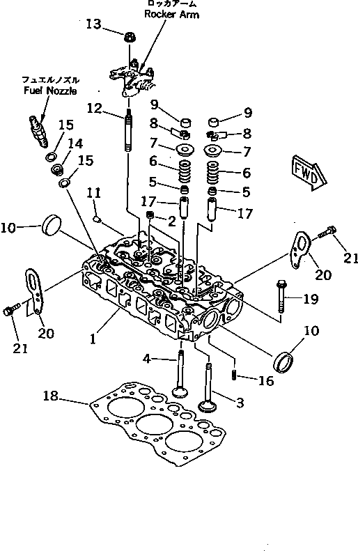 GASKET,HEAD (KIT) YM119225-01340 KOMATSU