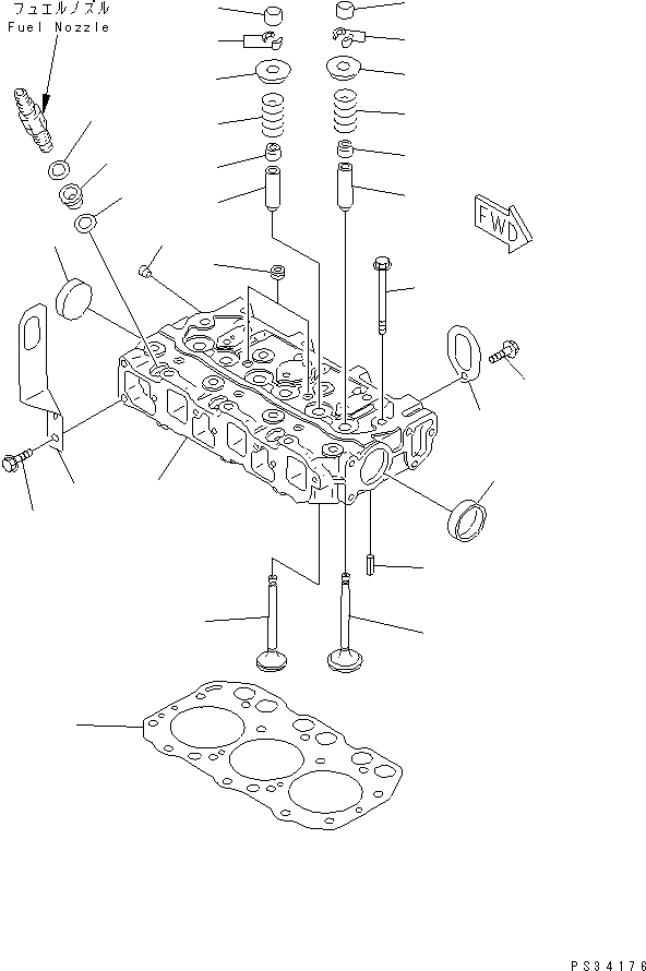 HOOK,ENGINE YM119233-07900 KOMATSU