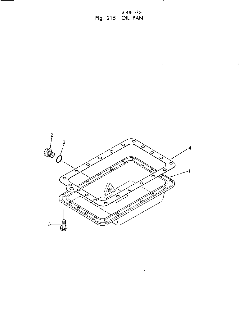 OIL PAN ASS'Y YM721450-01540 KOMATSU