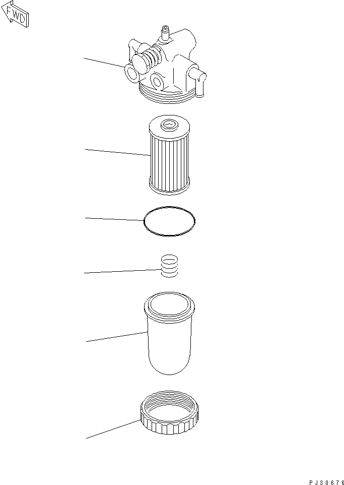 Корпус YM119640-55610 KOMATSU