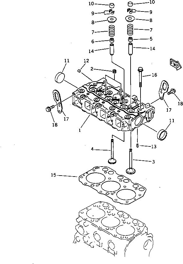GASKET,HEAD (KIT) YM119620-01342 KOMATSU