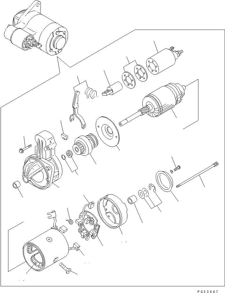 Катушка возбуждения в сборе YMX-211432001 KOMATSU