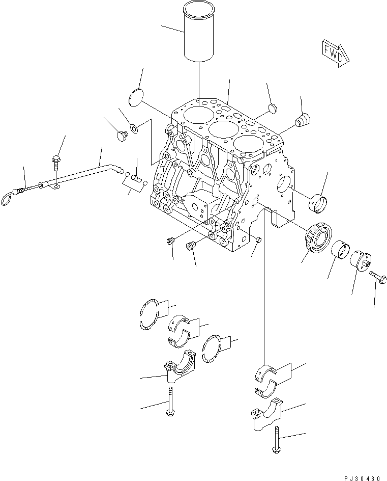 LINER,CYLINDER YM129100-01100 KOMATSU