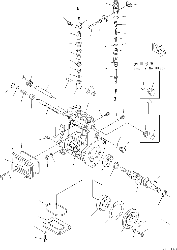 PLUNGER ASS'Y YM129400-51100 KOMATSU