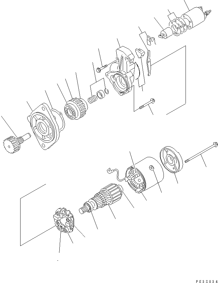 BOLT,THROUGH YM129400-77640 KOMATSU
