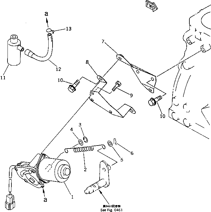 HOSE,BREATHER YM119836-66860 KOMATSU