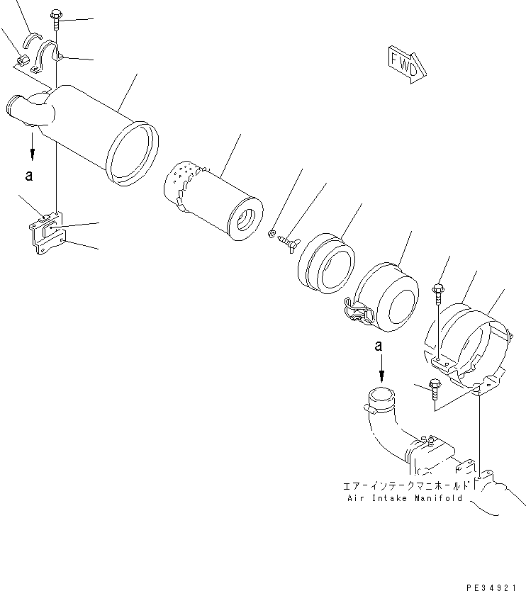 PAN,DUST YM129136-12530 KOMATSU