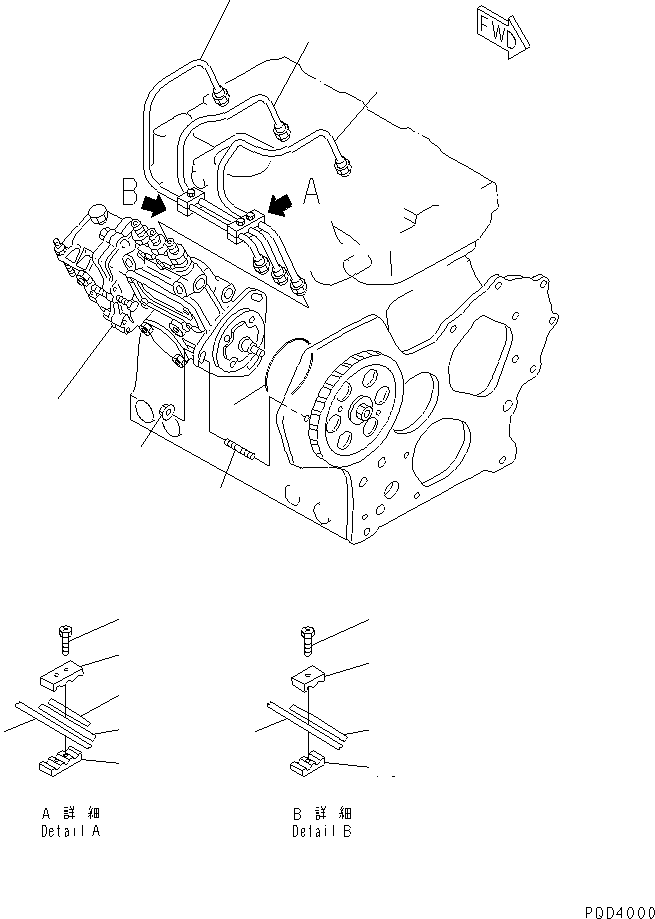 Гайка \0\YM26366-080002 KOMATSU