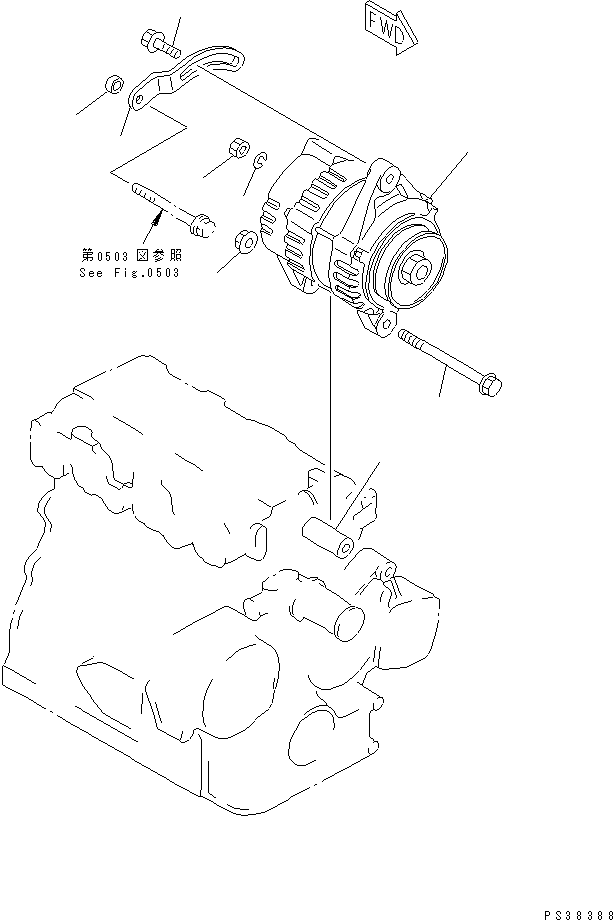 PLATE,ADJUST YM129136-77350 KOMATSU