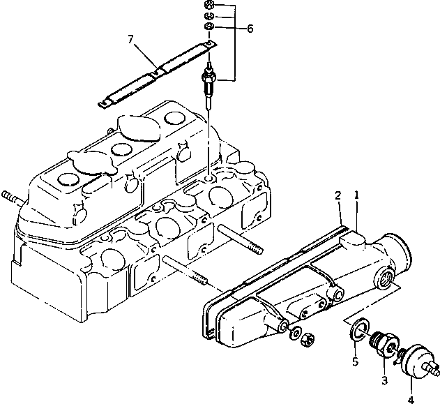PLUG,GLOW YM129331-77800 KOMATSU