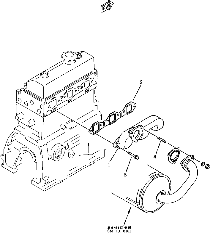 GASKET,EXHAUST MANIFOLD 6201-11-5810 KOMATSU