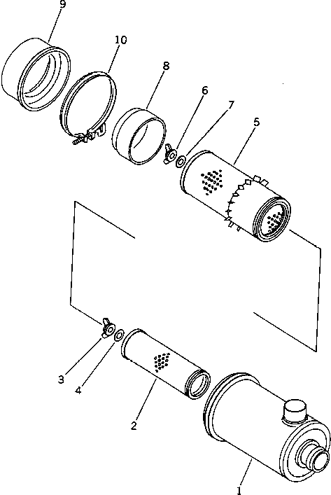 Элемент в сборе 600-182-1190 KOMATSU