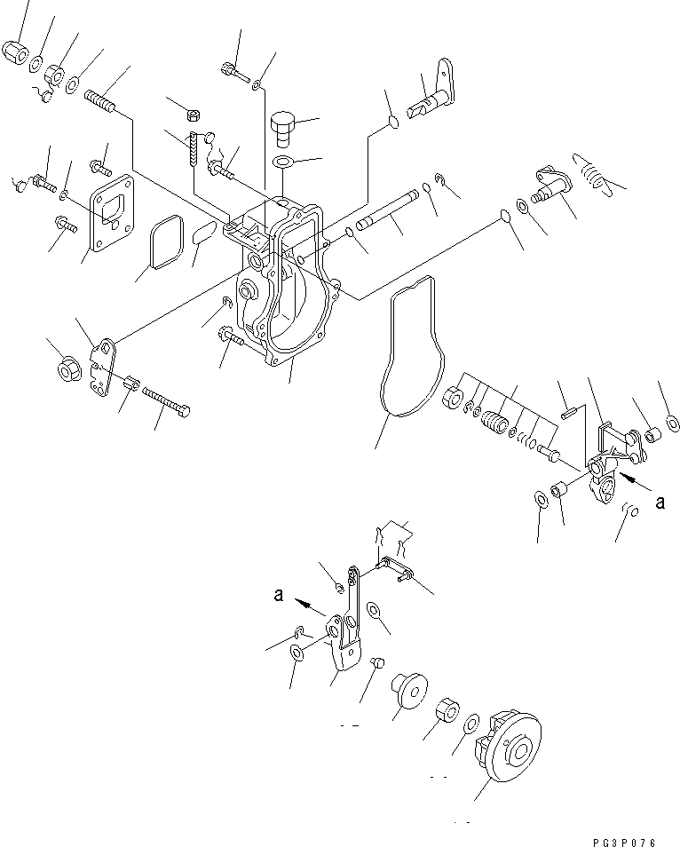 LABEL,FUEL PUMP YM171353-51920 KOMATSU