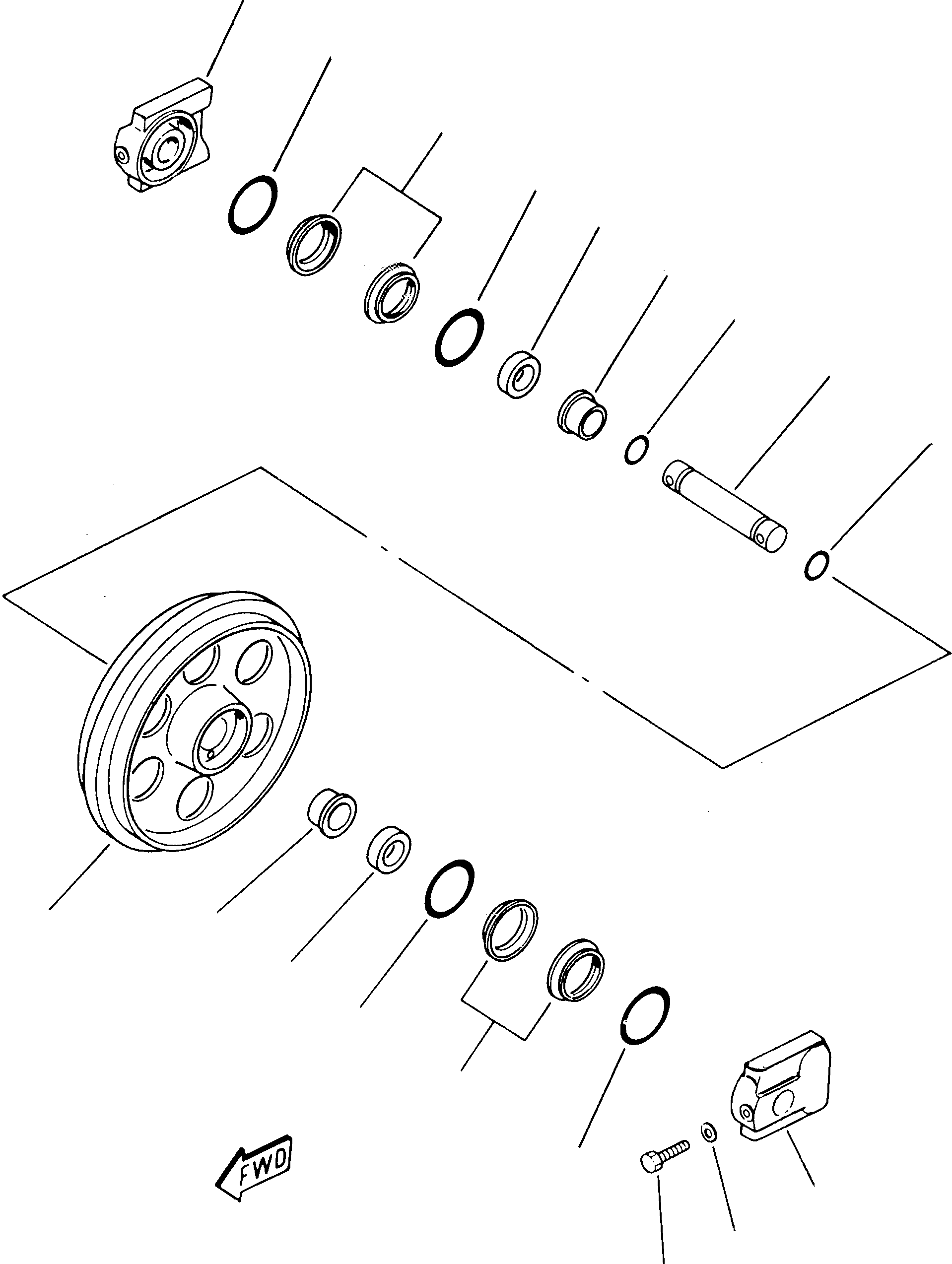 TRACK ROLLER, ASSY. 820220018 KOMATSU