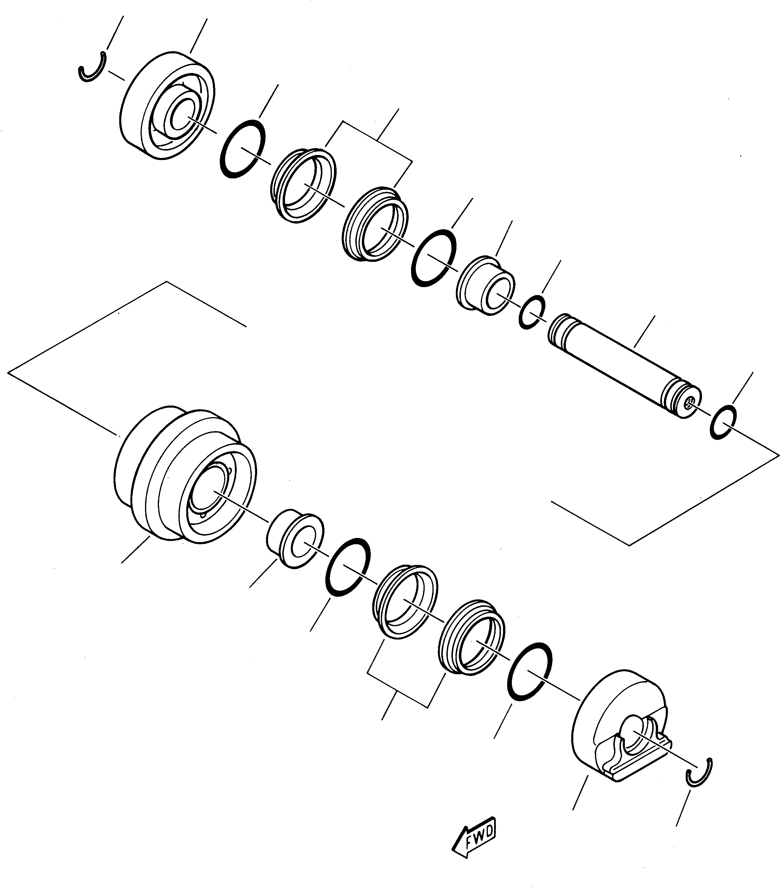RUBBER SHOE, ASSY. 820350066 KOMATSU