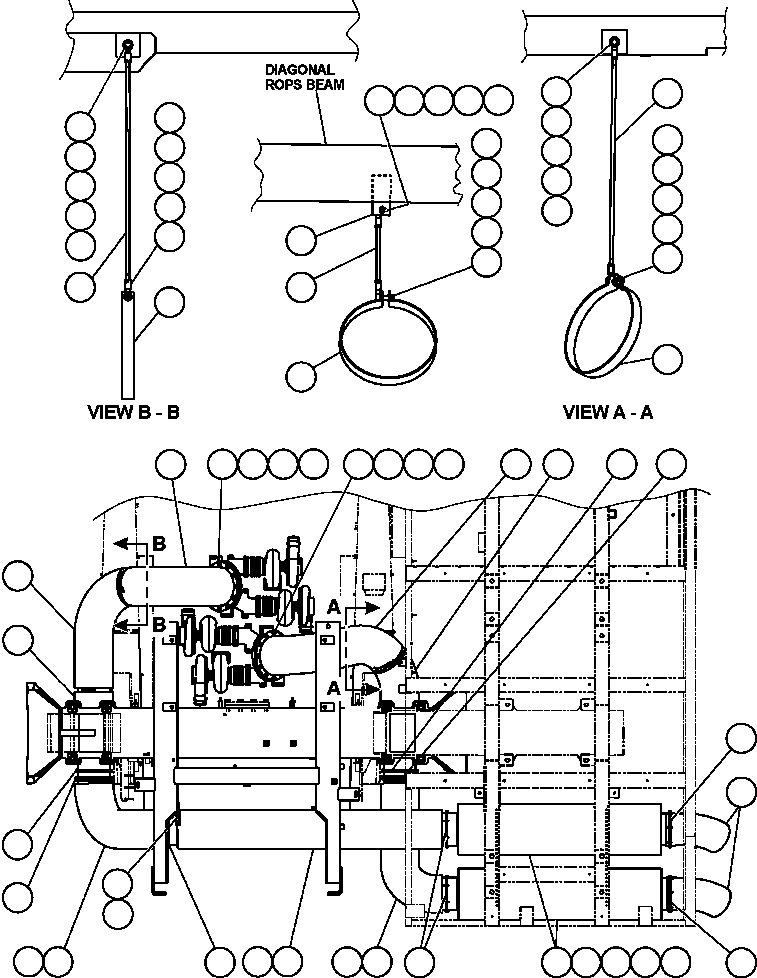 гайка - 5/8" - 11NC C1525 KOMATSU