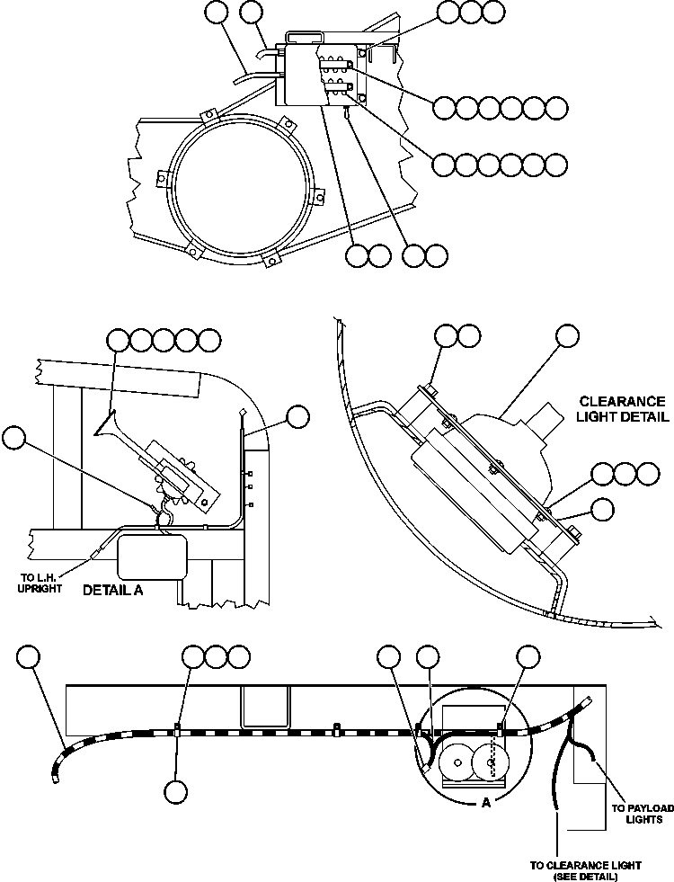 HARNESS, FRAME RAIL - L.H. EJ5656 KOMATSU