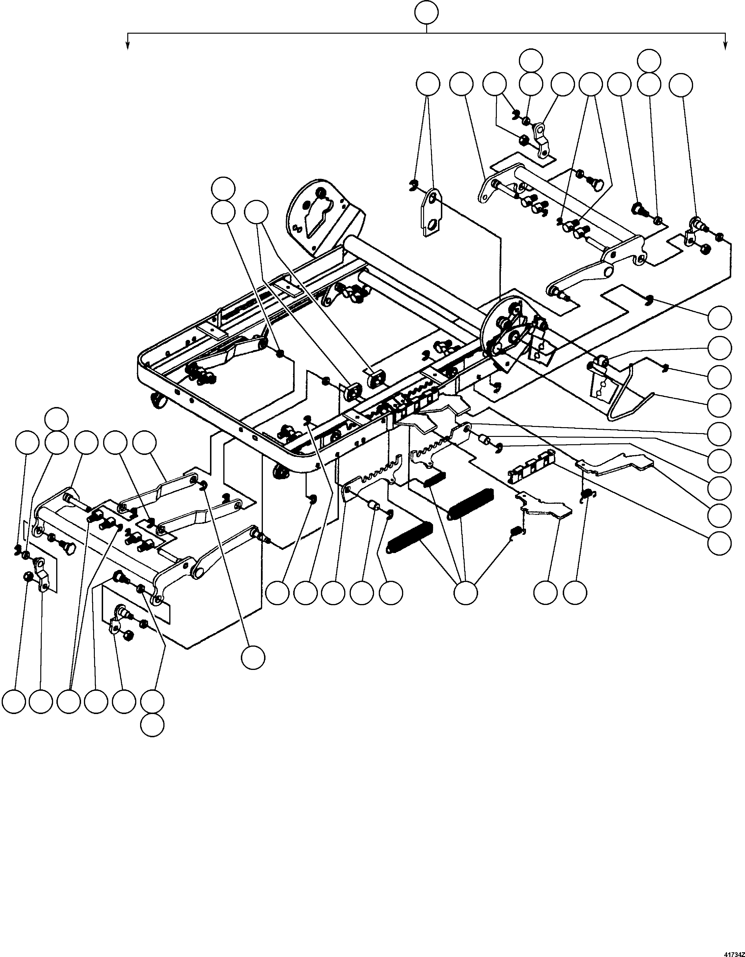 PLATE, LATCH LA0348 KOMATSU