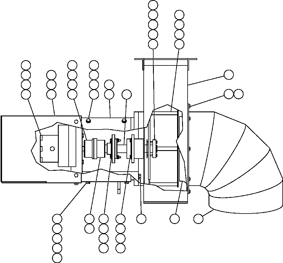 винт с головкой - 1/2" - 13NC X 2" C1616 KOMATSU