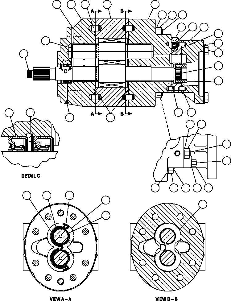 гайка 25527R1 KOMATSU