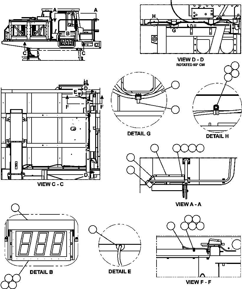 BRACKET, DISPLAY MOUNTING - L.H. EL1683 KOMATSU