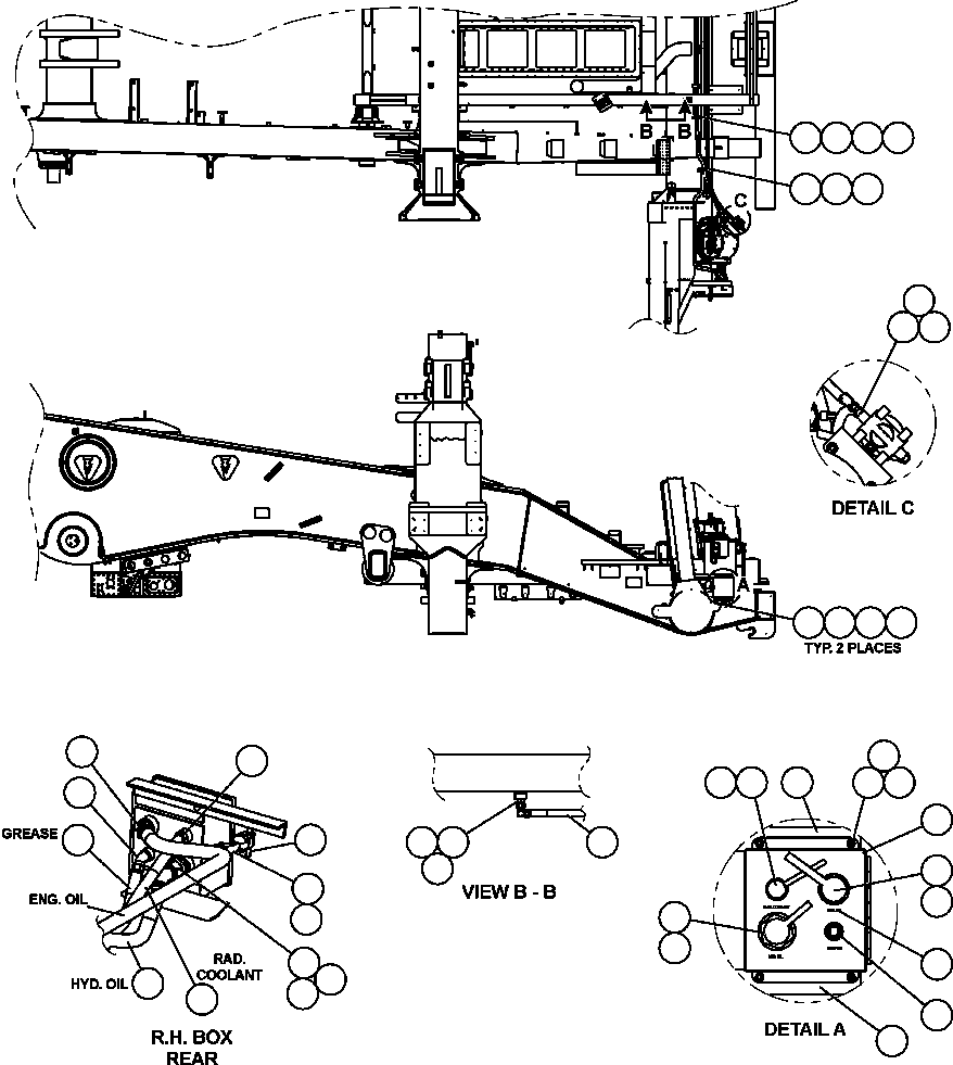 BRACKET, MOUNTING (LOWER) EG7705 KOMATSU