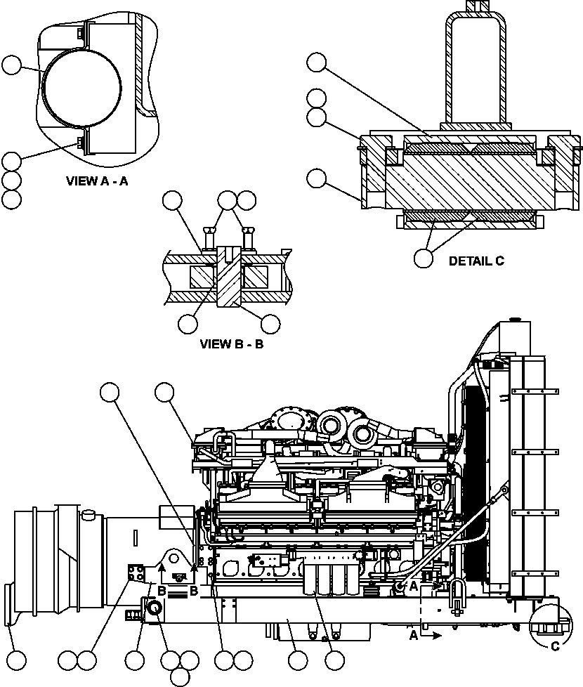 Винт с головкой - 3/4" - 10NC X 1 3/8" (TAPER HEAD) E4477 KOMATSU