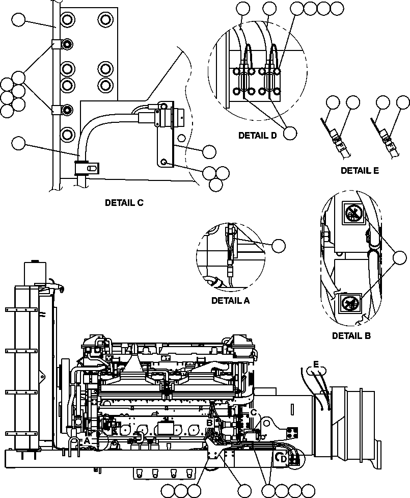 PLATE, SAFETY - JUMP START ENGINE 09842A048 KOMATSU