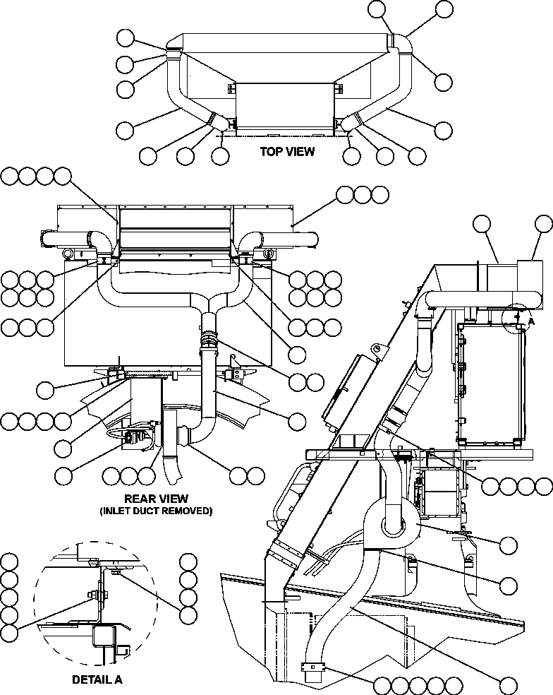 винт с головкой - 1/2" - 13NC X 1" C1612 KOMATSU