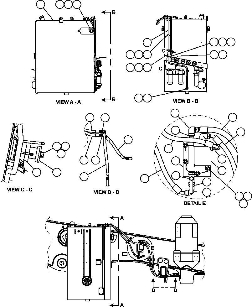 Длинный ниппель DC0040 KOMATSU