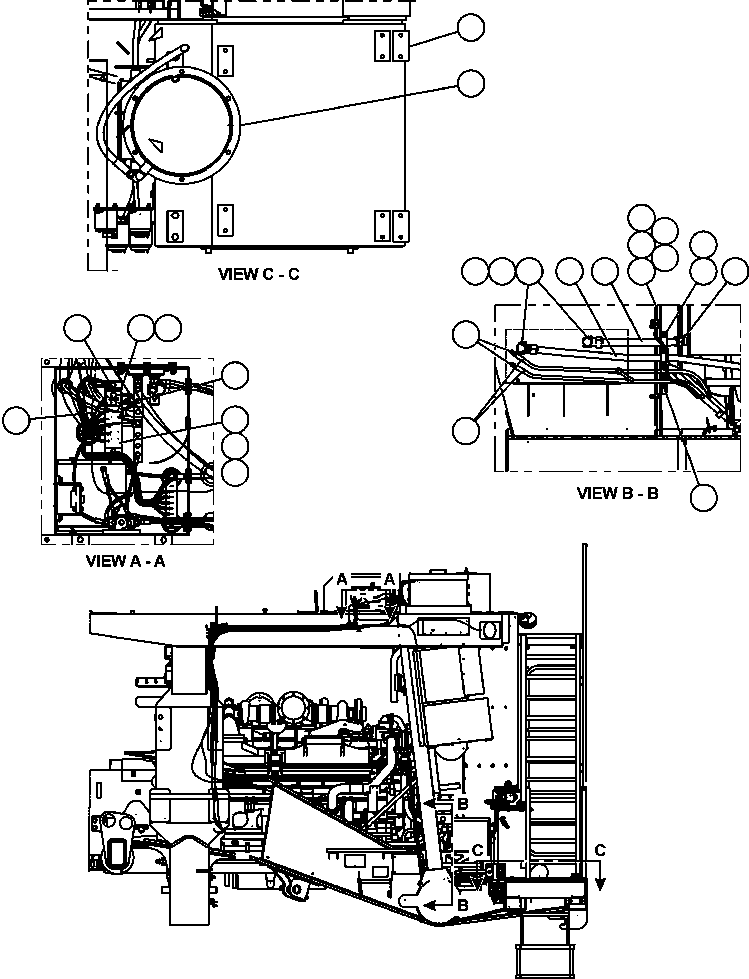 PLATE, AUTO LUBE (MOUNTING) EL5286 KOMATSU