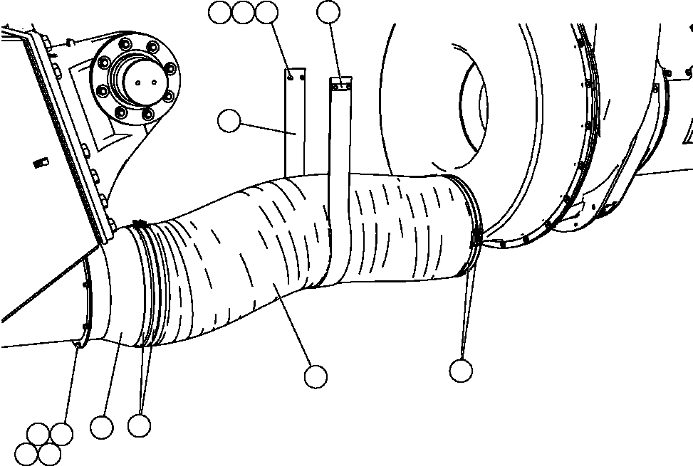 ADAPTER STRUCTURE XB3857 KOMATSU